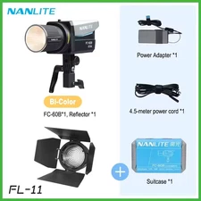 Nanlite FC-60B FC-120B Bi-Color LED Video Light 2700K-6500K Bowens Mount Continu