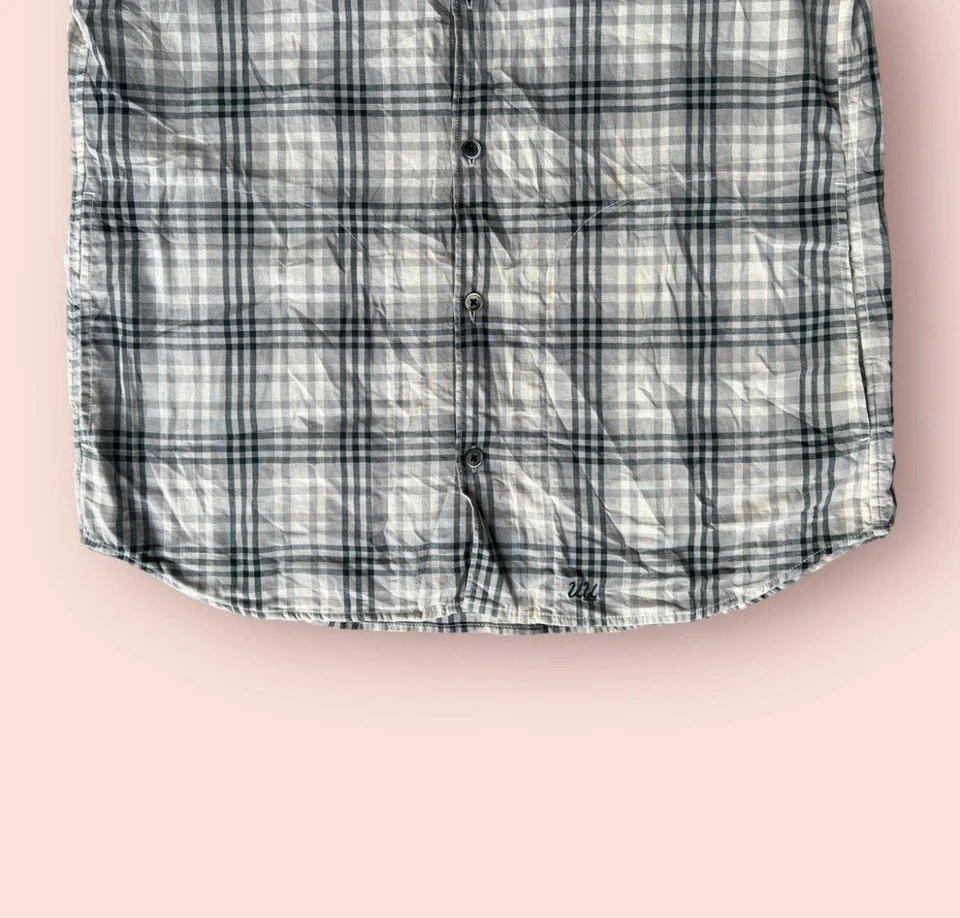 Rare Undercover X Uniqlo 4 Pockets Plaid Botton Up Shirt - Image 4 of 4