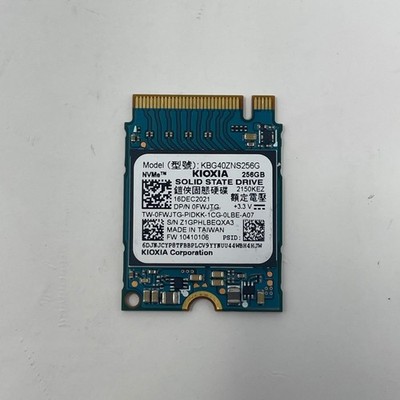 KIOXIA 2230mm Solid State Drive 256GB M.2 NVMe Gen 3.0 x 4 SSD KBG40ZNS256G