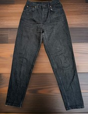 Vtg Levis Womens Jeans Black Size 10 Mom Jean 16550-0260 XX USA Made 100% Cotton