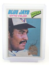 OTTO VELEZ 1977 TOPPS #299 2026 HERITAGE BUY BACK STAMP TORONTO BLUE JAYS Q4856