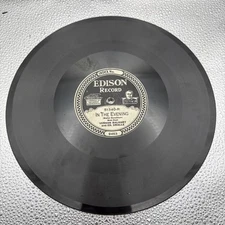 Edison Record I Popped The Question To Her Pop& In The Evening W Cover