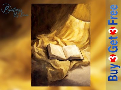 Open Book 5''x7'' Print on Matte Paper | Reading Still Life Wall Art
