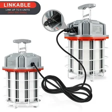 KUKUPPO 100W LED Temporary Work Light Construction Lights Jobsite Lights 14500LM