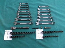 Craftsman 57pc Metric & SAE Universal Spline Wrench & Socket Set 3/8 & 1/4 drive