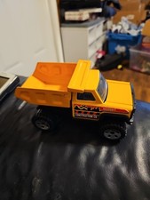 BUDDY L TRUCK YELLOW CONSTRUCTION CO Toy 1989- 7 In Long 4 In Tall.