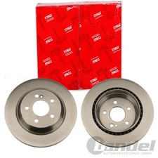 2X TRW BREMSSCHEIBEN 300mm BELÜFTET HINTEN PASSEND FÜR MERCEDES-BENZ S-KLASSE |