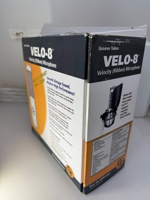 SUPER RARE NEW OLD STOCK GROOVE TUBES VELO-8 RIBBON