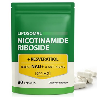 Liposomales NAD+ Nahrungsergänzungsmittel mit Trans-Resveratrol, NAD Nicotina...
