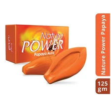 Nature Power Papaya Aura Whitening Soap 125g – Herbal Organic Skin Care USA