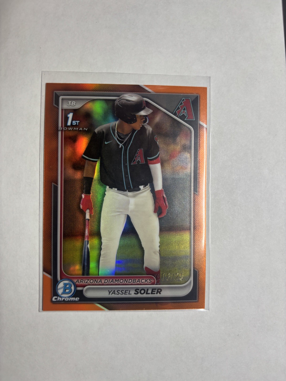YASSEL SOLER 2024 Bowman Chrome 1st BCP-174 Orange  /25