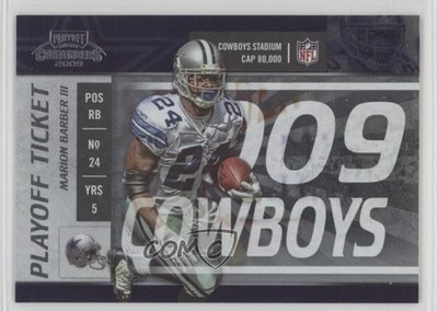 2009 Playoff Contenders Playoff Ticket 86/99 Marion Barber III #28 0af