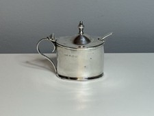 Antica salina con cerniera in argento sterling ESB Birmingham 1920 cucchiaio JHP inglese