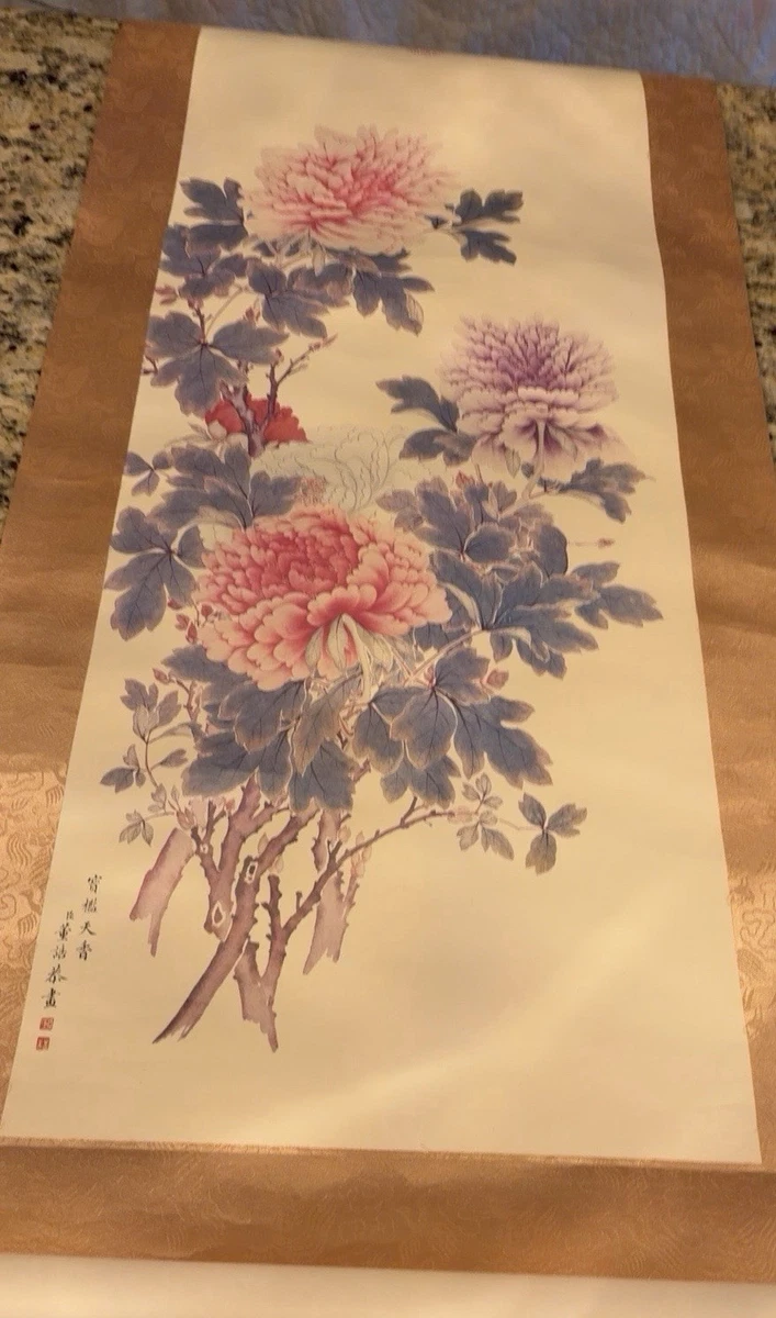 Gold Antique Chinese Paintings & Scrolls for sale | eBay