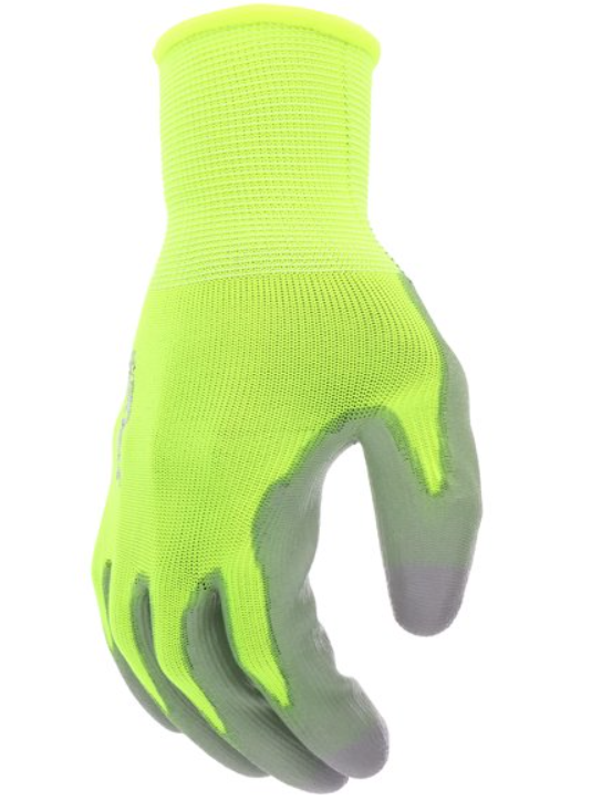 Hyper Tough Safety Grip PU Dipped Work Gloves, XL, 3 Pack | eBay