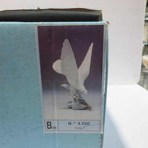 Lladro Spain Tortola Turtle Dove Retired Porcelain Figure #4550 in Box | eBay