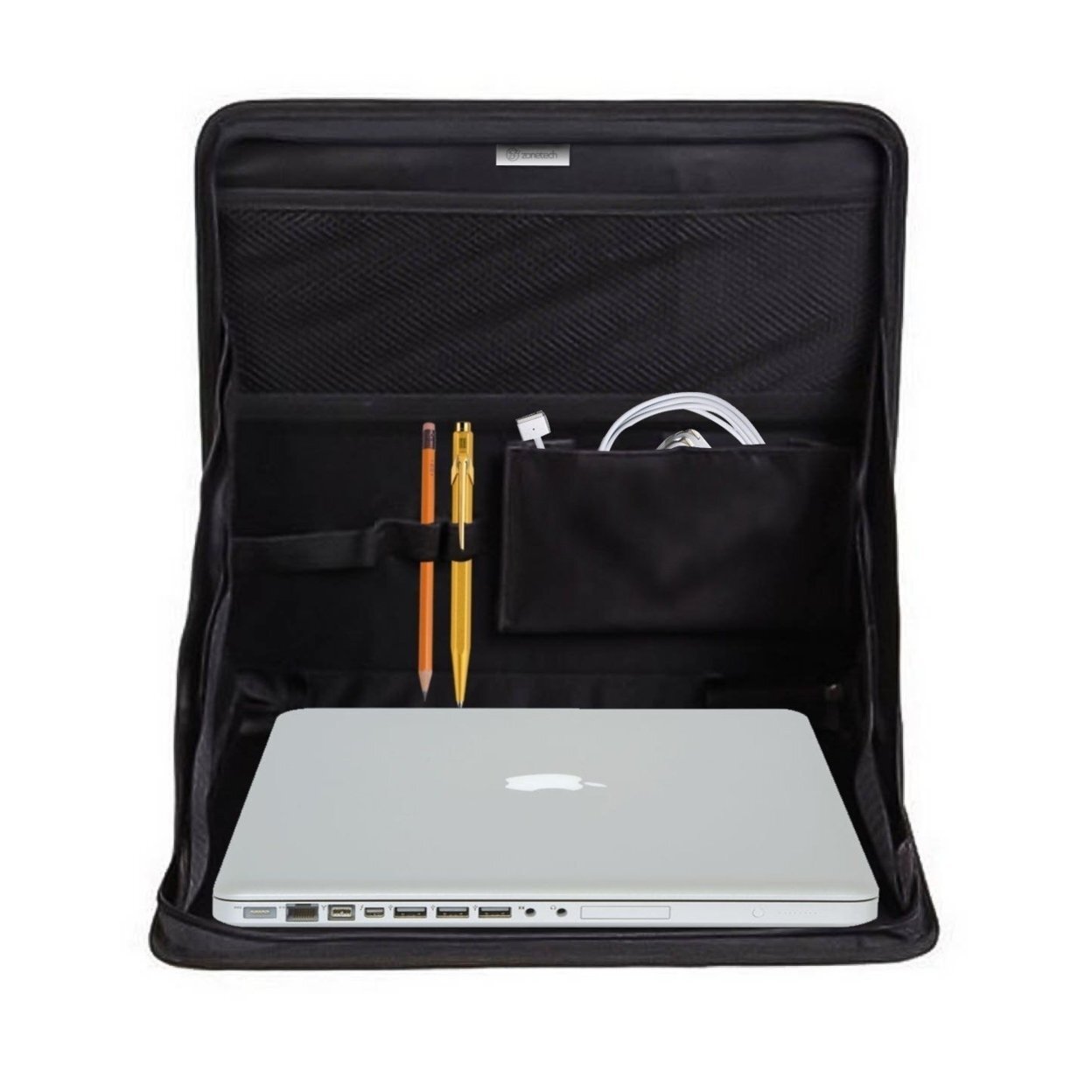 Zone Tech Foldable Automotive Back Seat Laptop Holder Food Tray Table Organizer