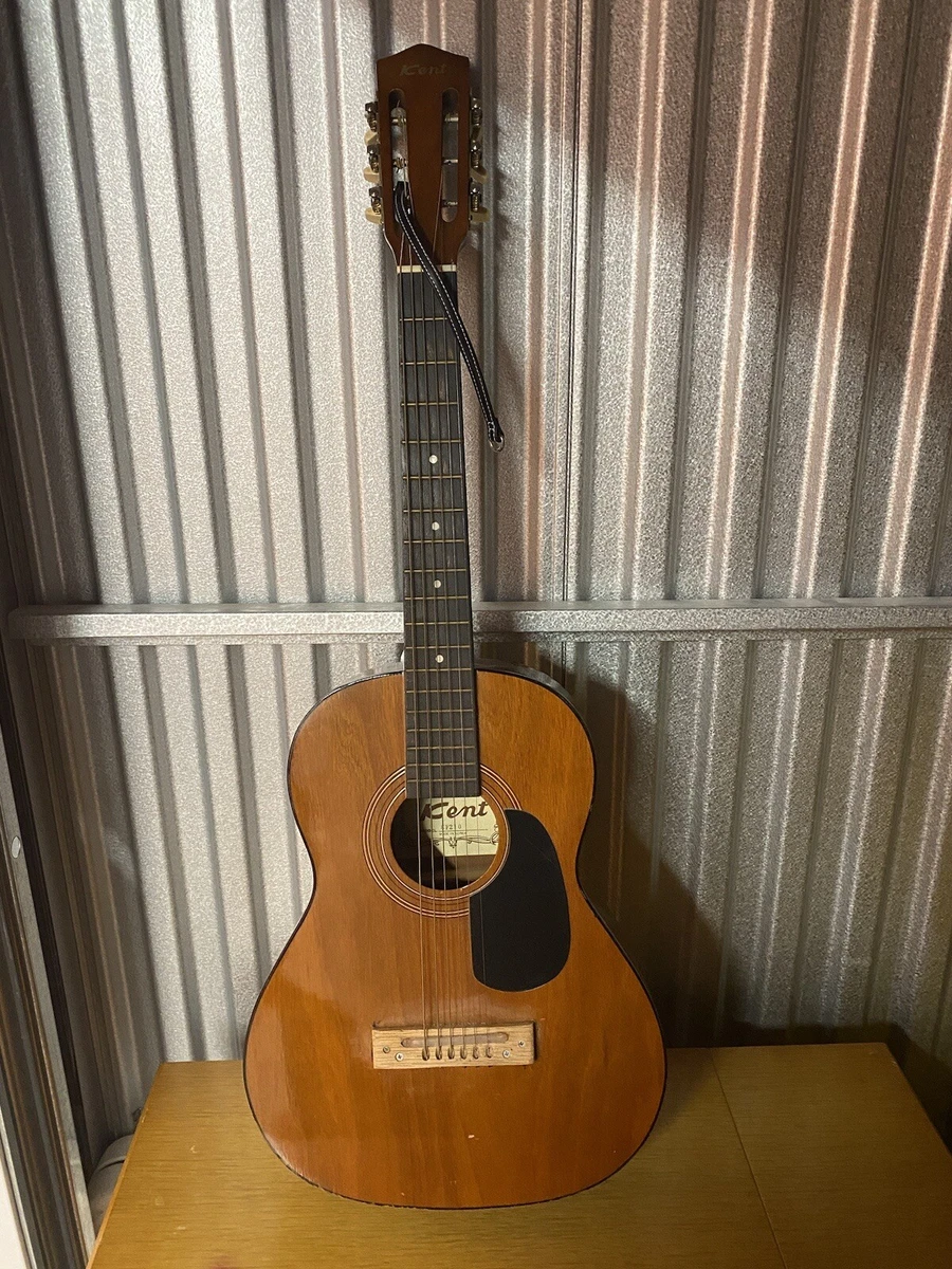 Kent KF 210 Vintage Parlour Size Acoustic Guitar In Good Working Condition