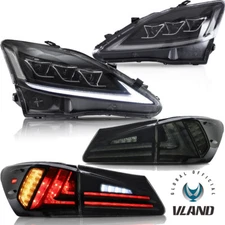 VLAND LED Headlight &Tail Light For Lexus IS250 IS350 IS F 06-13 Front Rear Sets