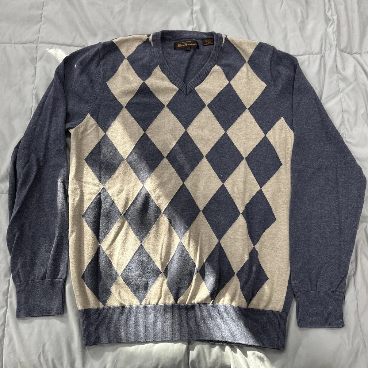 Mens Argyle Sweater