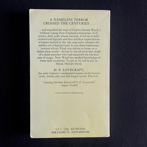 HP Lovecraft - The Case of Charles Dexter Ward - Panther Paperback 1970 Horror - Picture 3 of 3