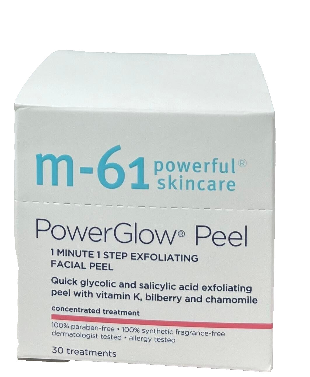 M-61 PowerGlow Peel 1 Minute 1 Step Exfoliating Facial Peel 