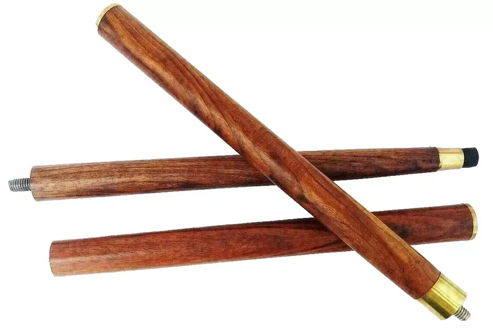 Bastone da passeggio in legno di design in ottone massiccio per cani manico t... foto 3