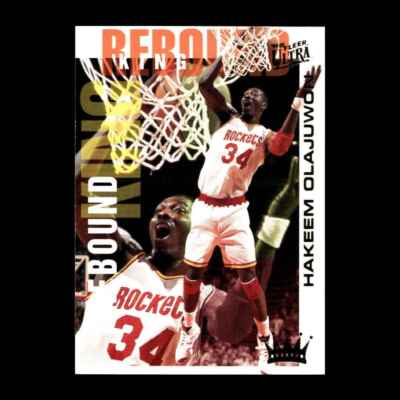 Hakeem Olajuwon 1994-95 Fleer Ultra Houston Rockets #6 R317A 85