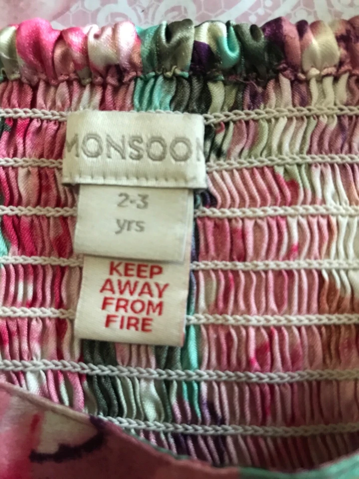 Vestitino bimba 2-3 anni a fiorellini - Immagine 3 di 3