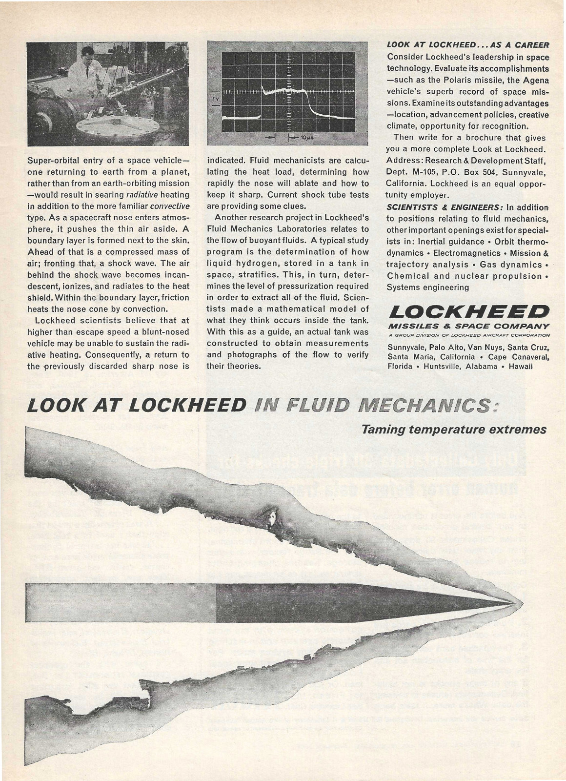 1964 Lockheed Missiles & Space Co. ~ Leader in Space Technology ~ Space Race