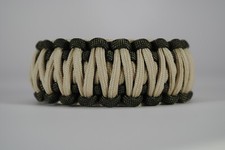 550 Paracord Survival Bracelet King Cobra OD Green/Desert Sand "Made in the USA"
