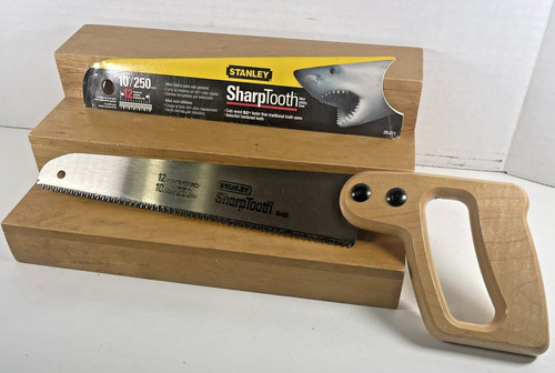 VTG 2002 Stanley Hand Tools 10" 12 TPI SharpTooth Mini Utility Saw NICE!