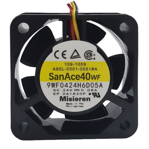 for SanAce40WF 9WF0424H6D05A Cooling Fan 40x40x20mm 24V 0.08A Fanuc Cooling Fan - Afbeelding 7 van 10