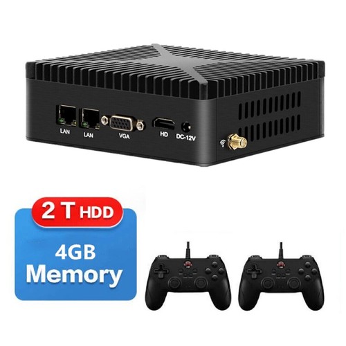 Mini Gaming PC Plug&Play, J1800 2THDD 4G Ram - Afbeelding 3 van 7
