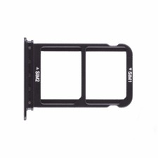 Dual SIM Card Holder Tray Slot Socket Seat Replacement For Huawei P20 Pro Black
