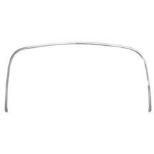 1967 198 1969 Camaro Firebird Convertible Rear Top Well Moldings Stainless Steel