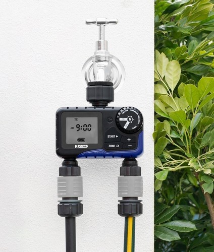 K RAIN KR5002 by Holman Twin Outlet Two Way Digital Tap Timer - Picture 3 of 4