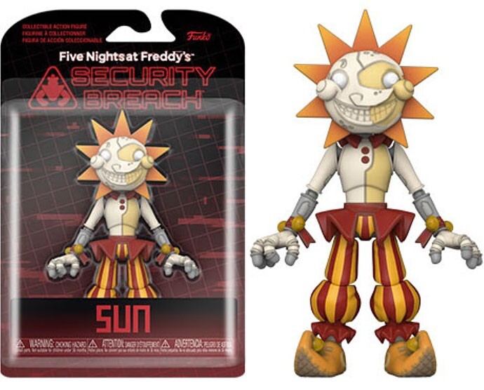 Funko Five Nights at Freddy's Security Breach Sun Action Figure | eBay