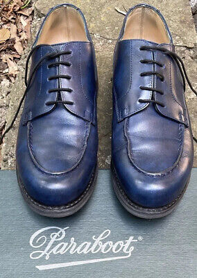 Paraboot Chambord with rare Tampone Bleu, Made in France, UK Paraboot Chambord with rare Tampone Bleu, Made in France, UK