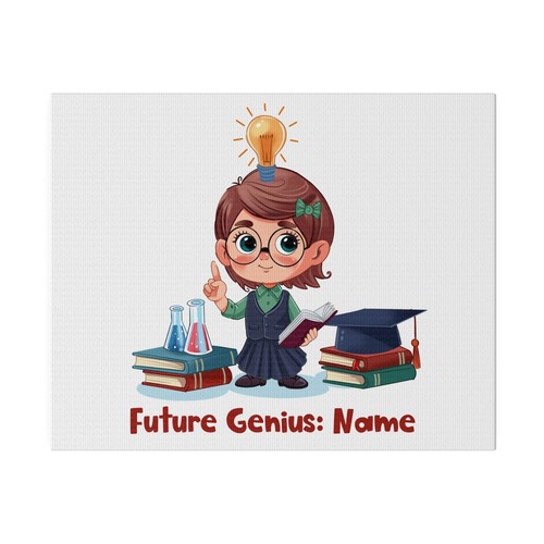 Genius Girl Matte Canvas, Stretched 0.75" | Custom Canvas Print Personalized - Picture 6 of 41