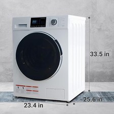 Smad 2.7 Cu. Ft Front Load Washing Machine High-efficiency Quiet Inverter Motor 3