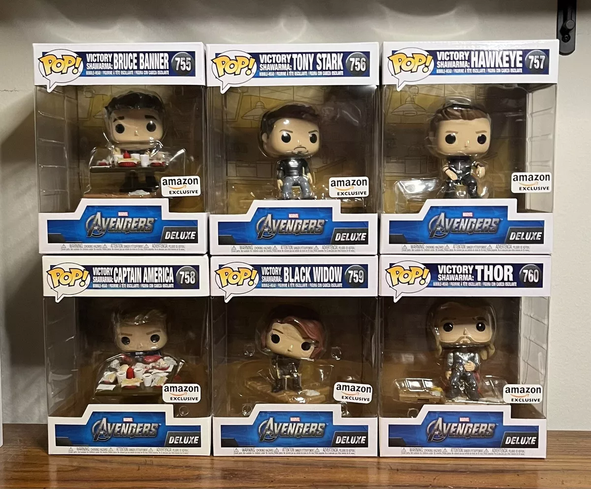 Funko POP! Marvel Avengers : Victory Shawarma Full Set of 6 - Amazon - MINT +PP