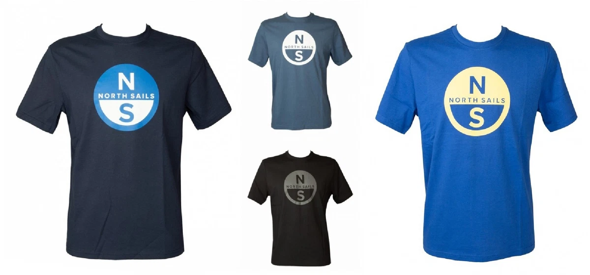 North Sails MIT LOGO-AUFNÄHER - T-shirt basic - blau/blu