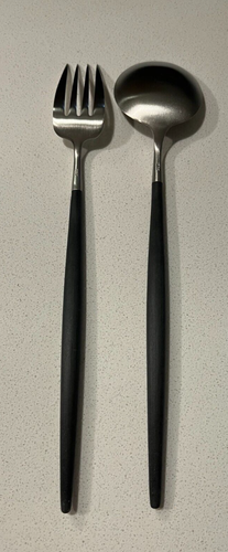 Cutipol Goa Serving Set w/Black + Brushed 18/10 Stainless Steel -Dishwasher Safe - Picture 3 of 6