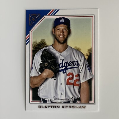 2022 Topps Gallery Card #33 Clayton Kershaw Los Angeles Dodgers MVP