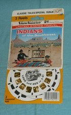 vintage INDIANS OF THE SOUTHWEST VIEW-MASTER REELS packet new/sealed on card