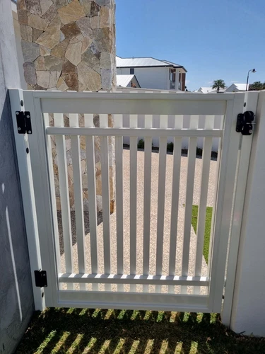 3 colours - SQM price White Black Grey BATTEN Gates - Using 40x40mm Battens - Picture 4 of 12