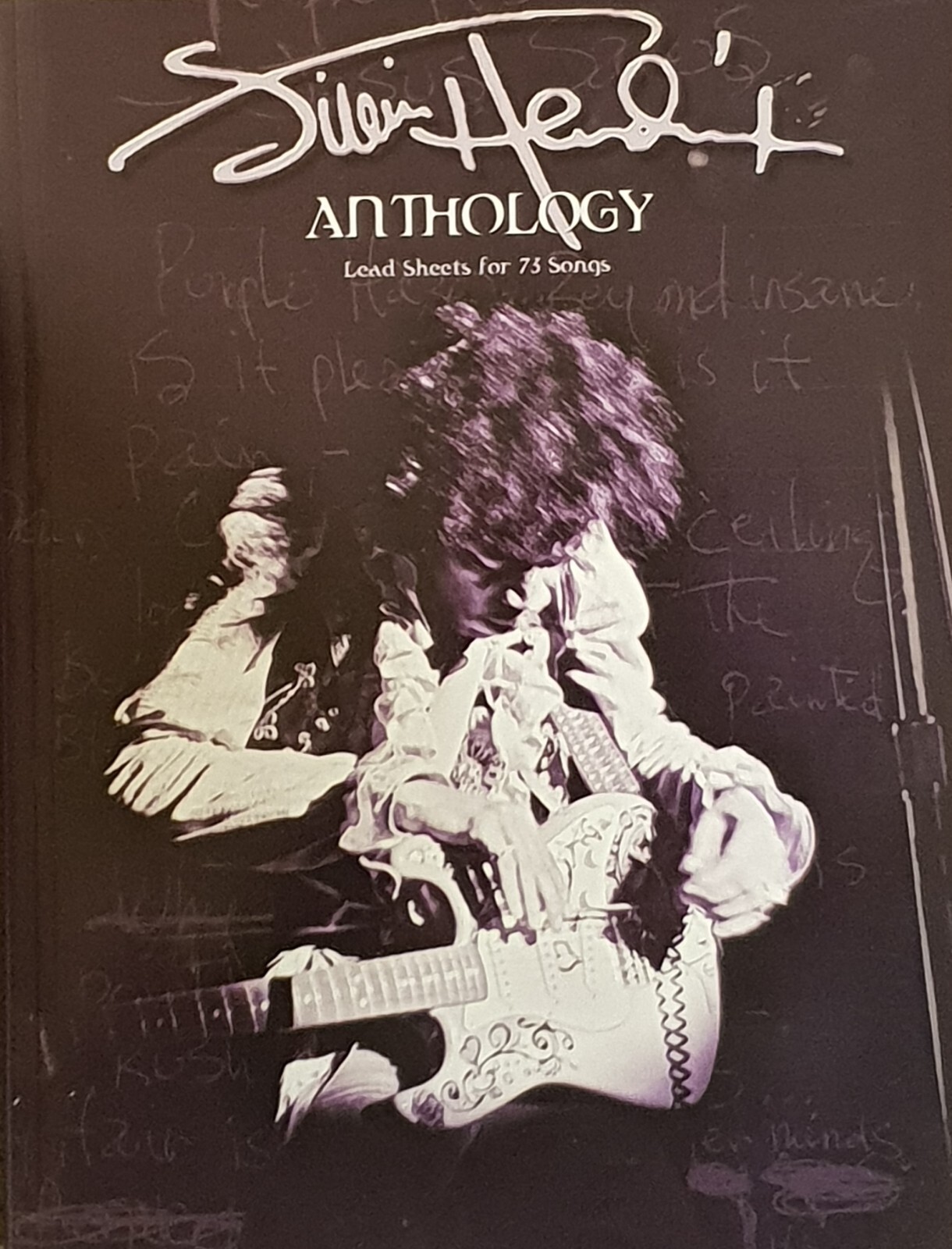 Jimi Hendrix Anthology Lead Sheets Music Book For 73 Songs ---------------