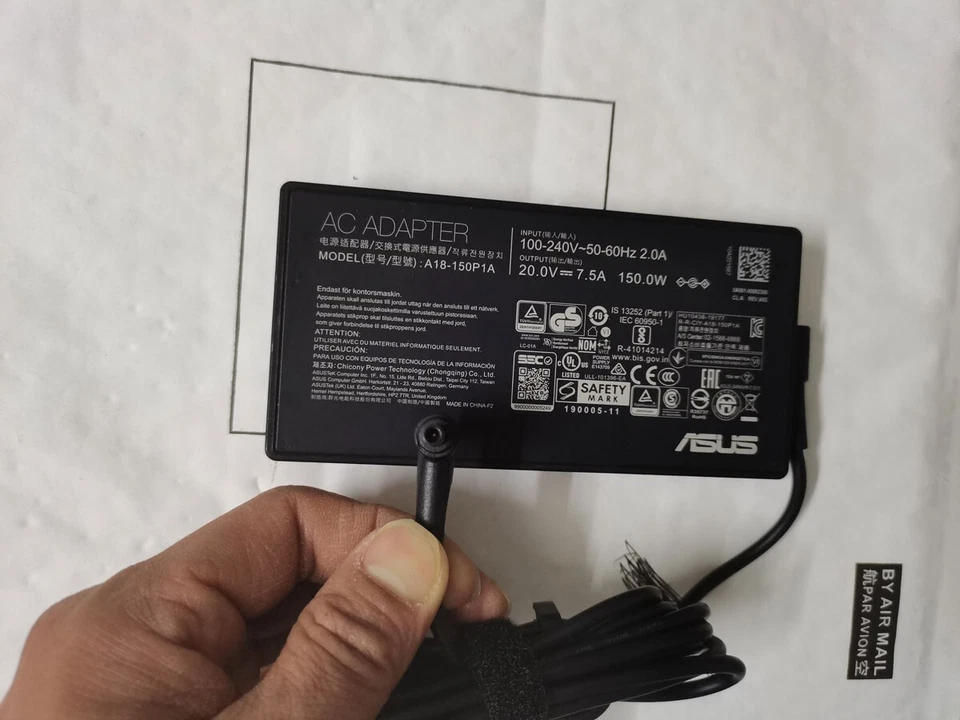 Original 150W 20V 7.5A A18-150P1A For ASUS Zenbook Flip 15 Q539ZD 4.5*3.0mm Pin - Image 2 of 4