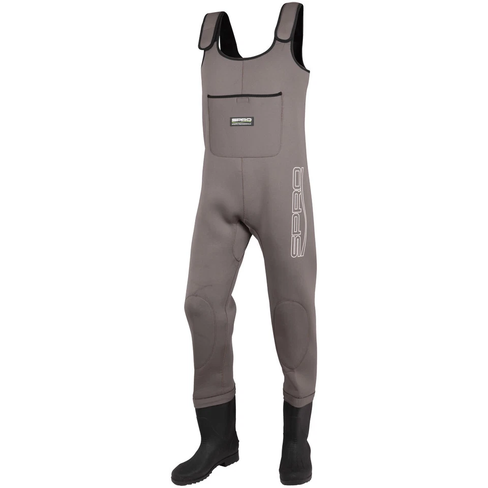 SPRO Neopren Wathose 4mm mit PVC-Stiefel